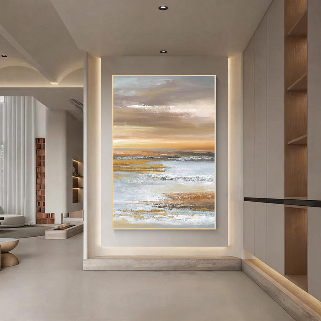 Abstract Coastal Landscape Wall Art