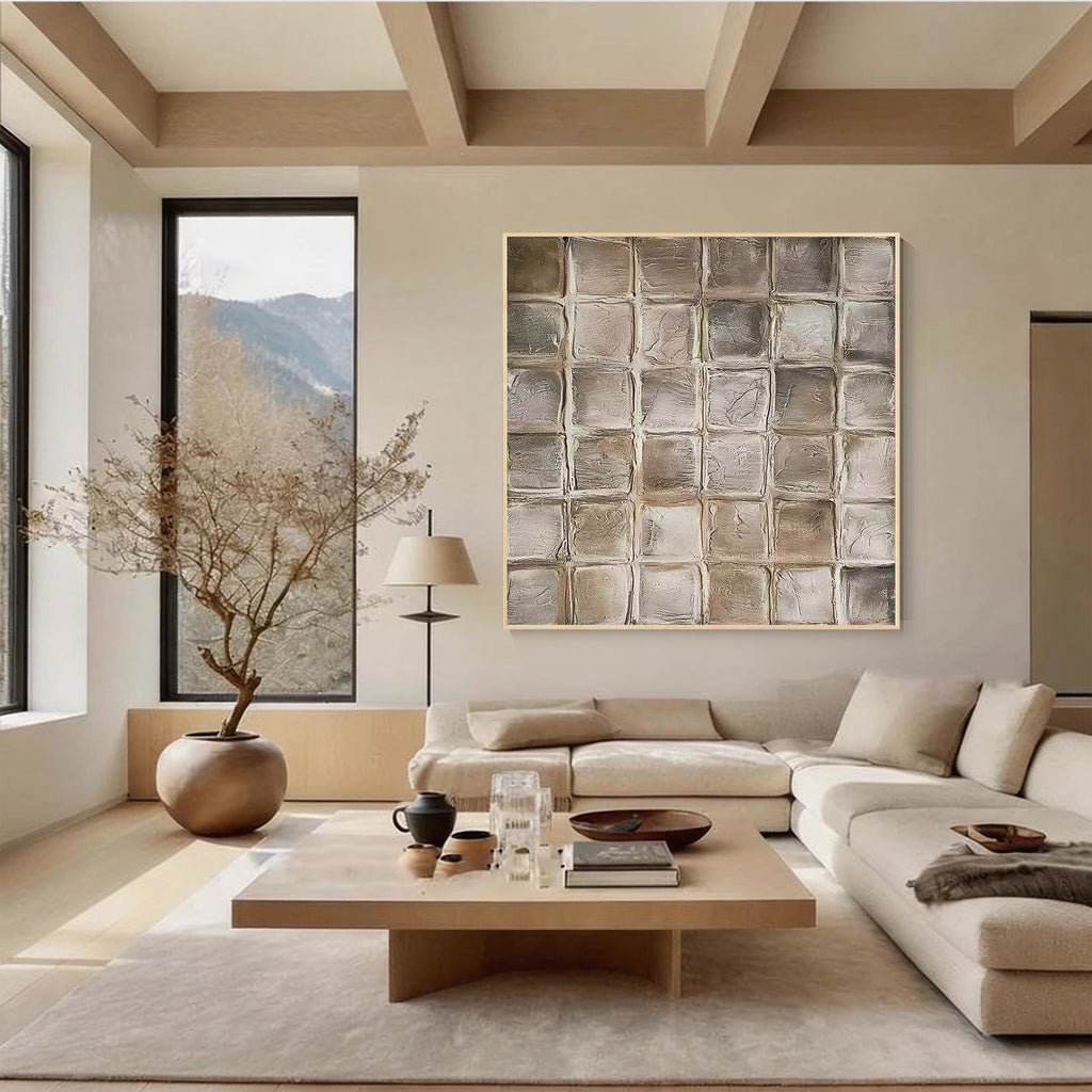 Moderne geometrische abstrakte Wandkunst