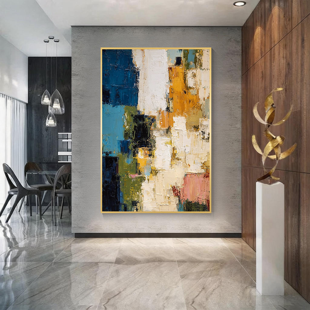 Colorful Abstract Textured Wall Art