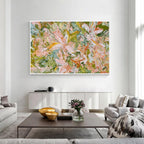 Abstract Floral Textured Canvas Wall Art
