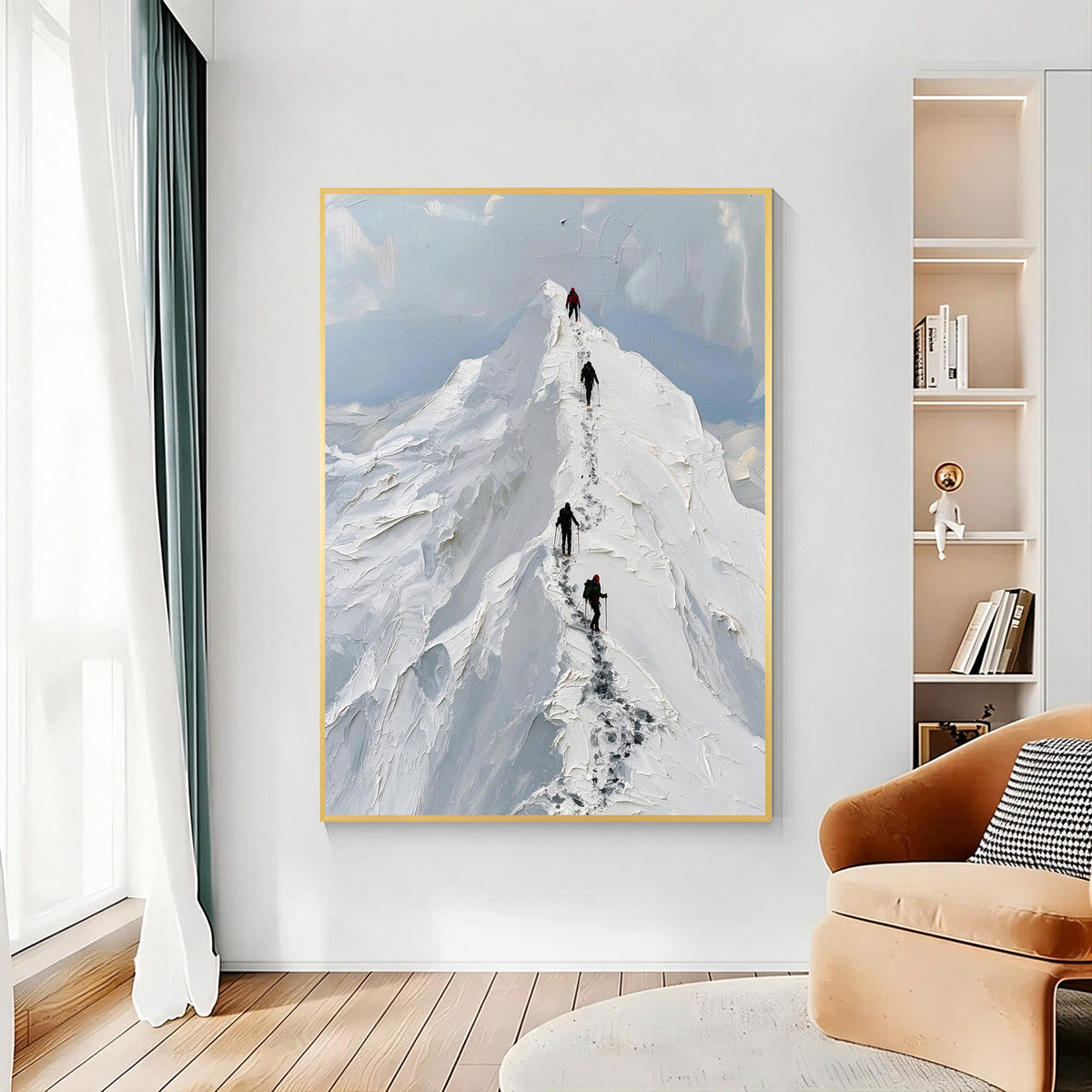 Textured Mountain Painting-SW03