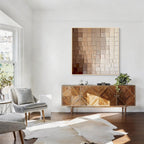 Neutral Geometric Abstract Wall Art