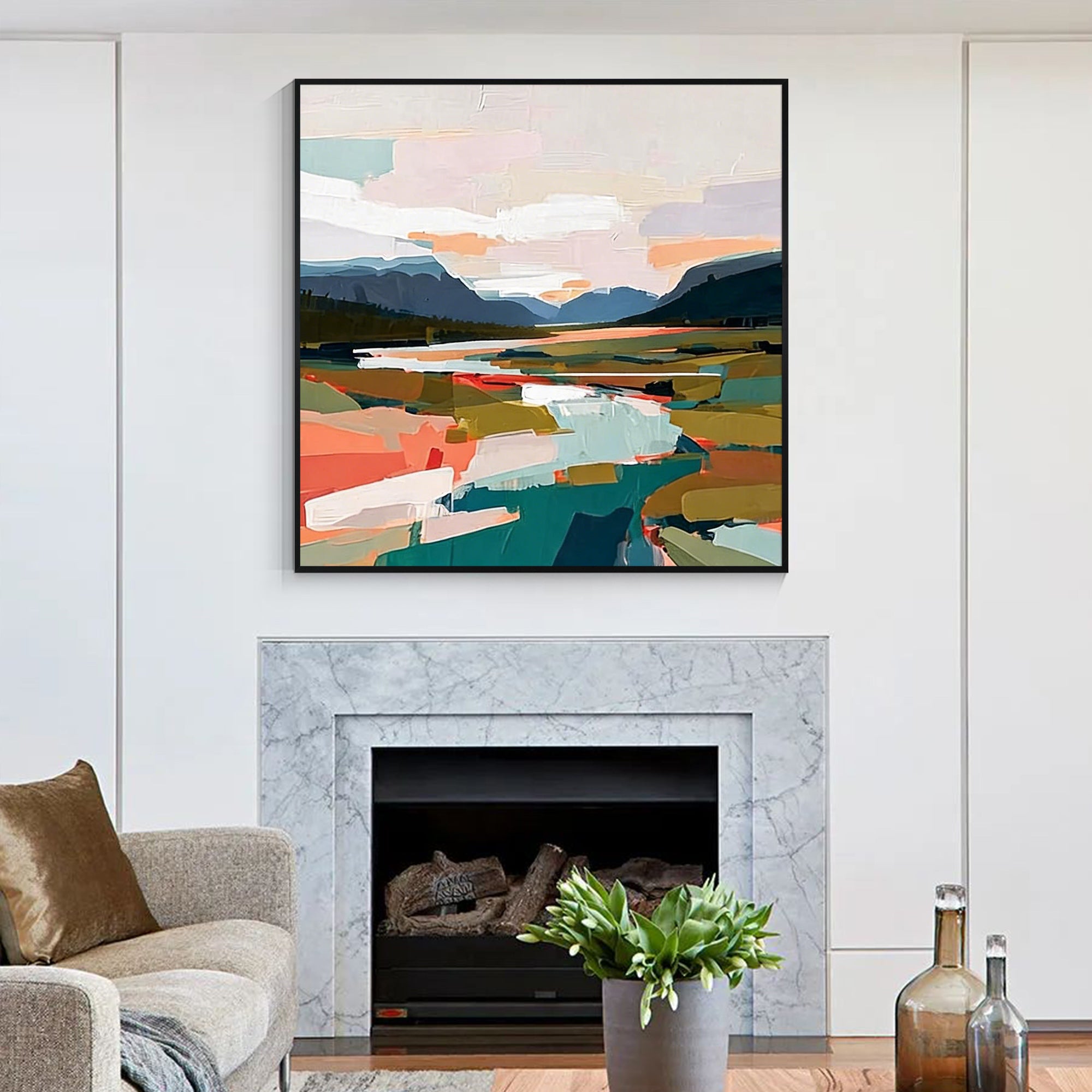 Modern Abstract Landscape Wall Art