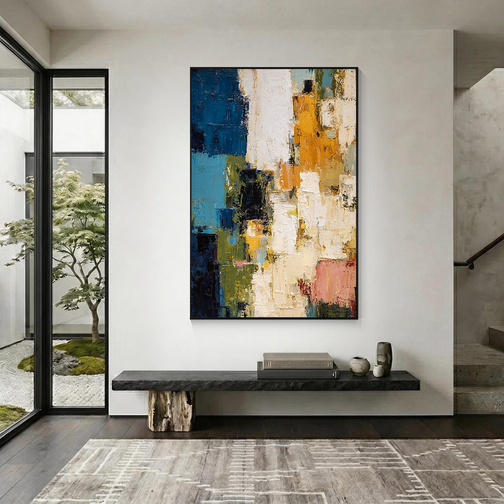 Colorful Abstract Textured Wall Art