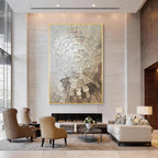 Neutral Textured Abstract Wall Art #007