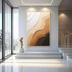 Neutral Textured Abstract Wall Art
