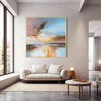Abstract Coastal Wall Art