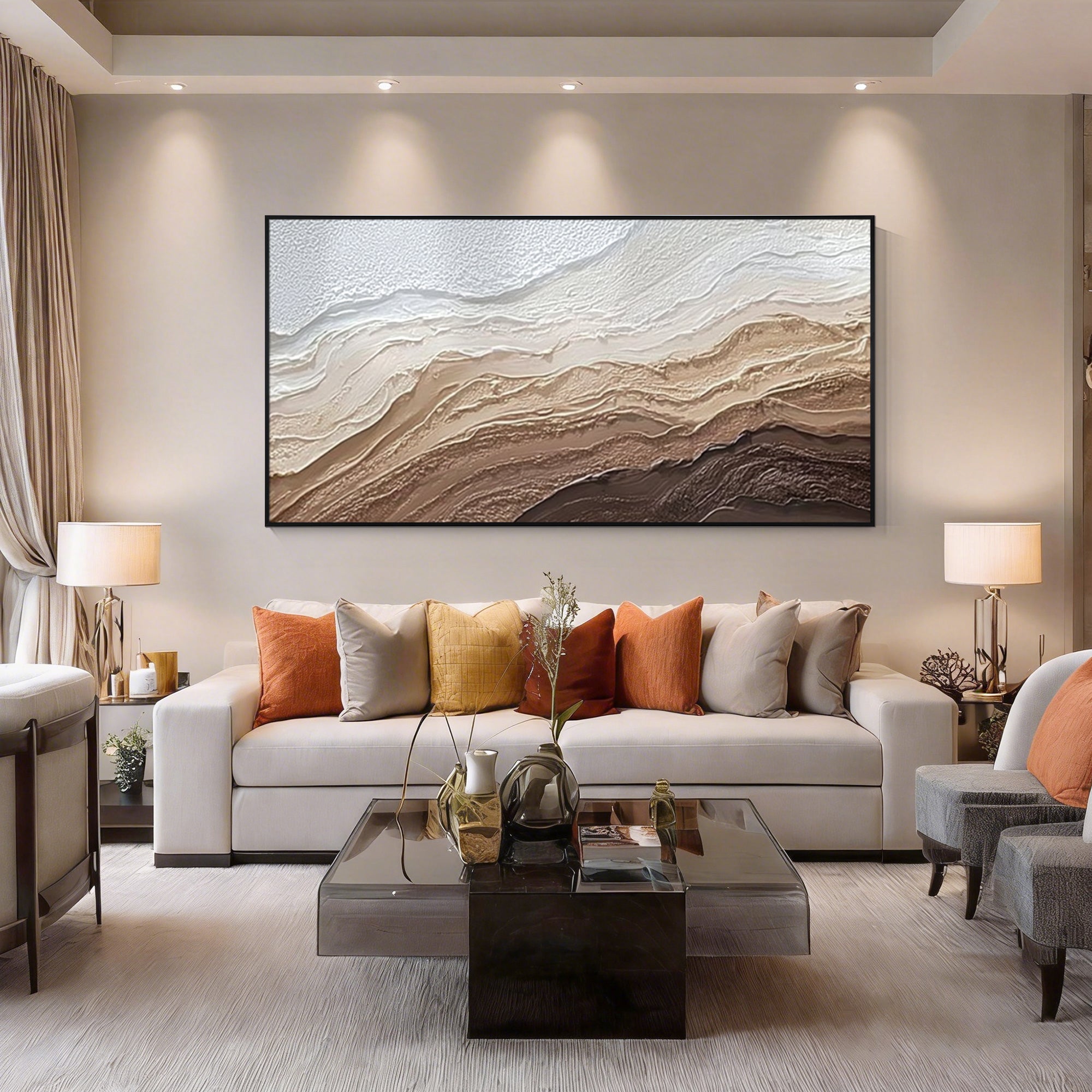 Abstract Textured Wall Art