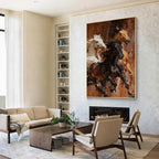 Abstract Horse Wall Art