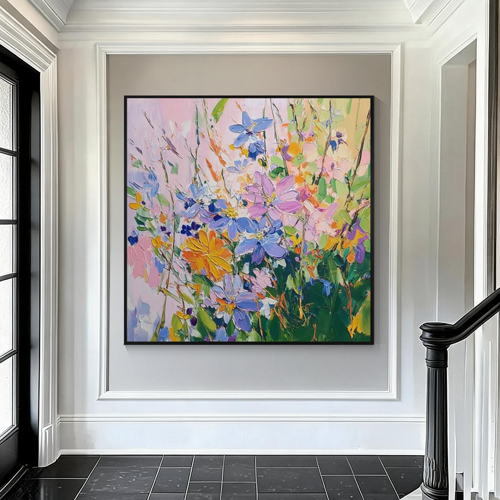Colorful Abstract Floral Wall Art