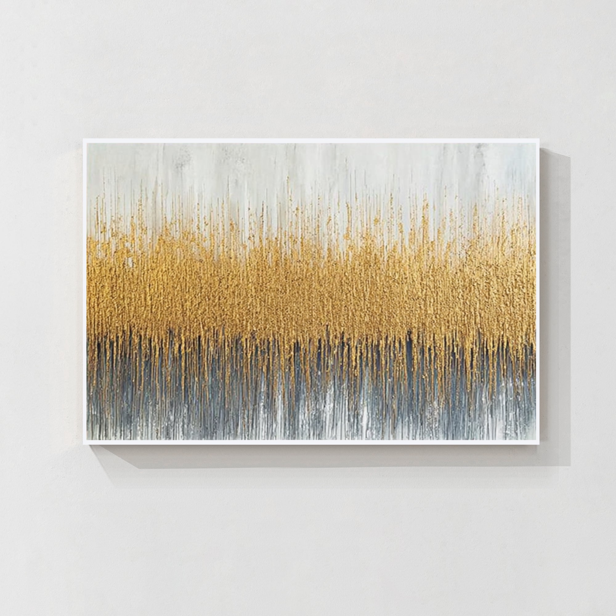 Gold Abstract Textured Wall Art