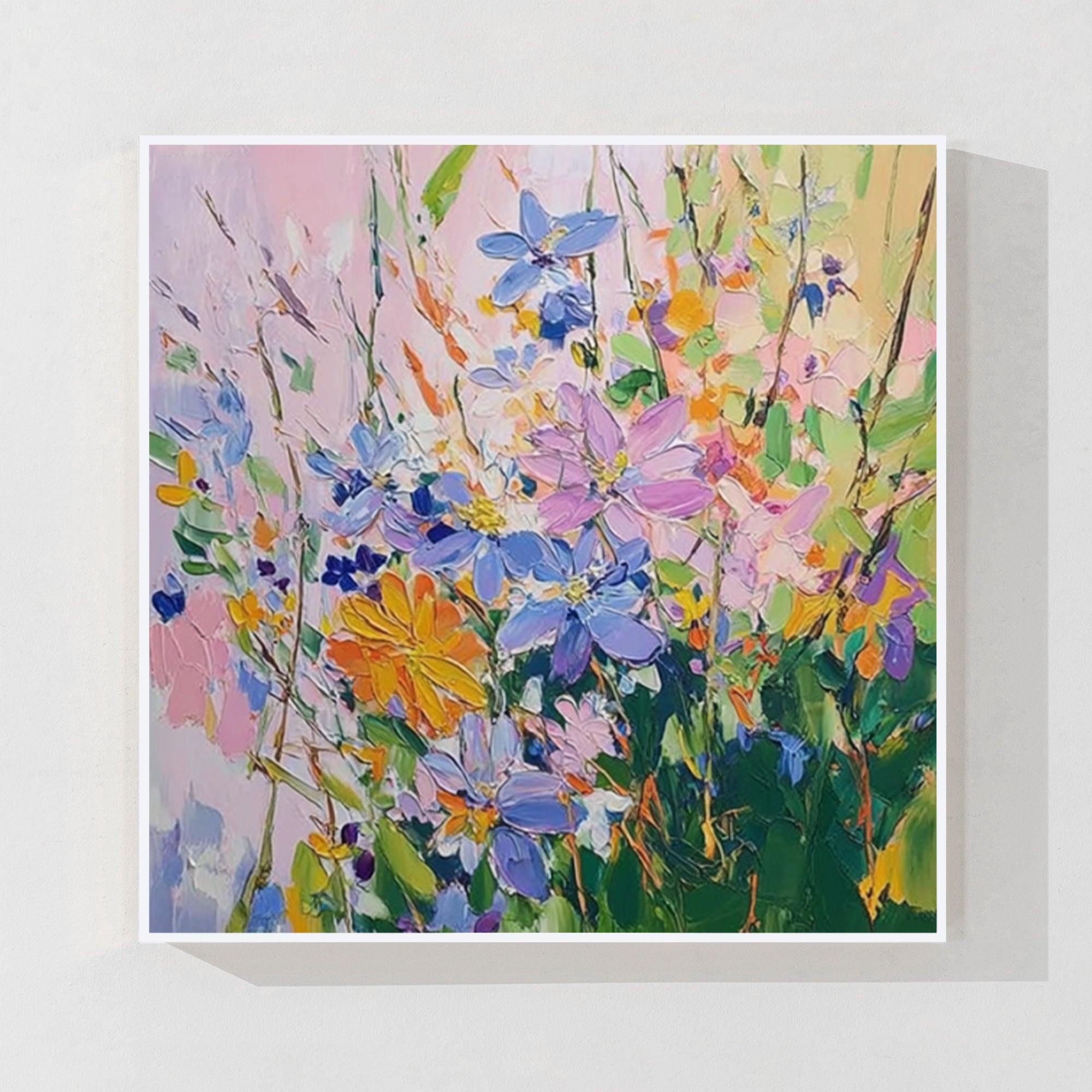 Colorful Abstract Floral Wall Art