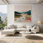 Colorful Abstract Landscape Wall Art