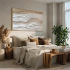Neutral Textured Abstract Wall Art #003