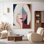Abstract Woman Portrait Oil Painting-PL01