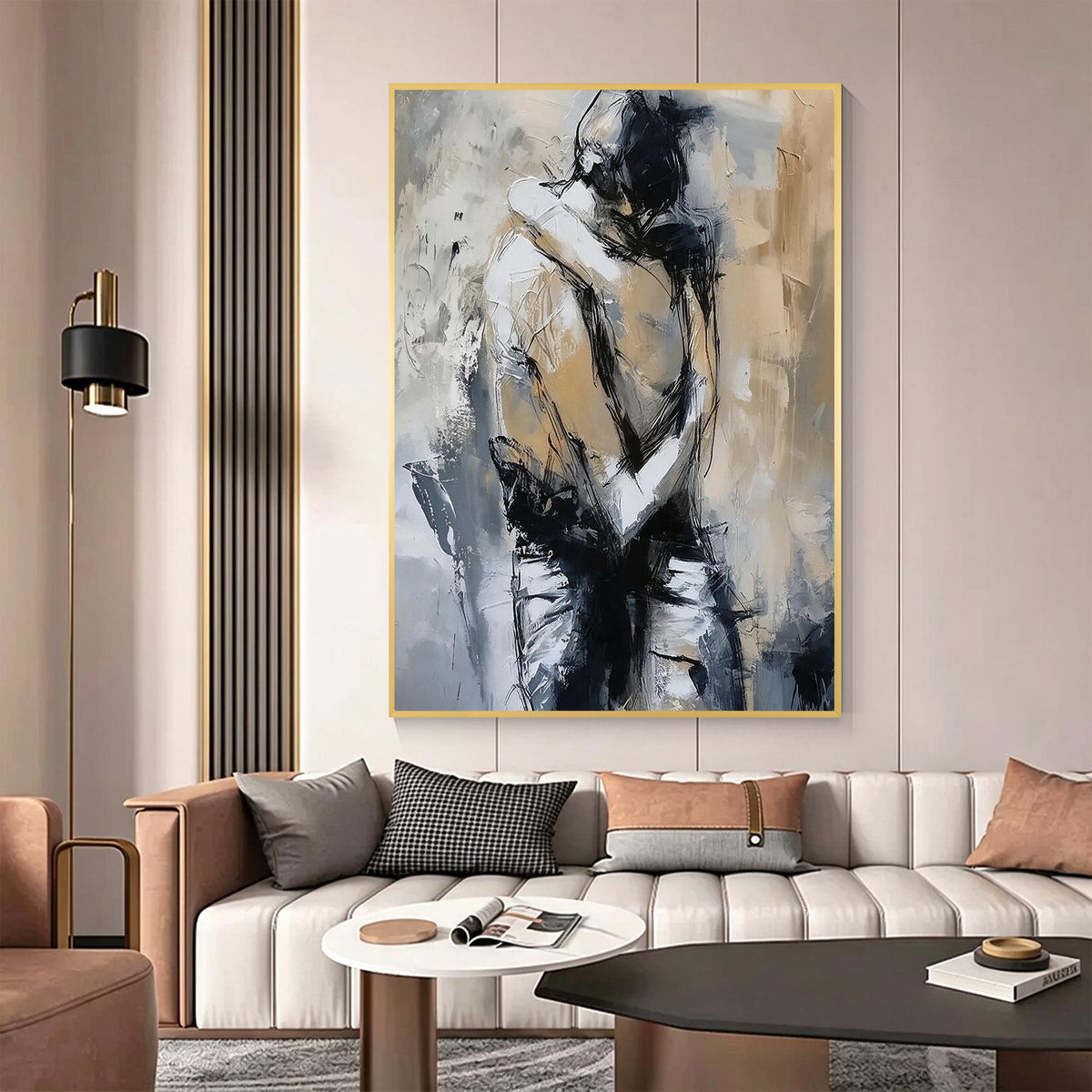 Abstract Woman Figure Oil Painting-PL02