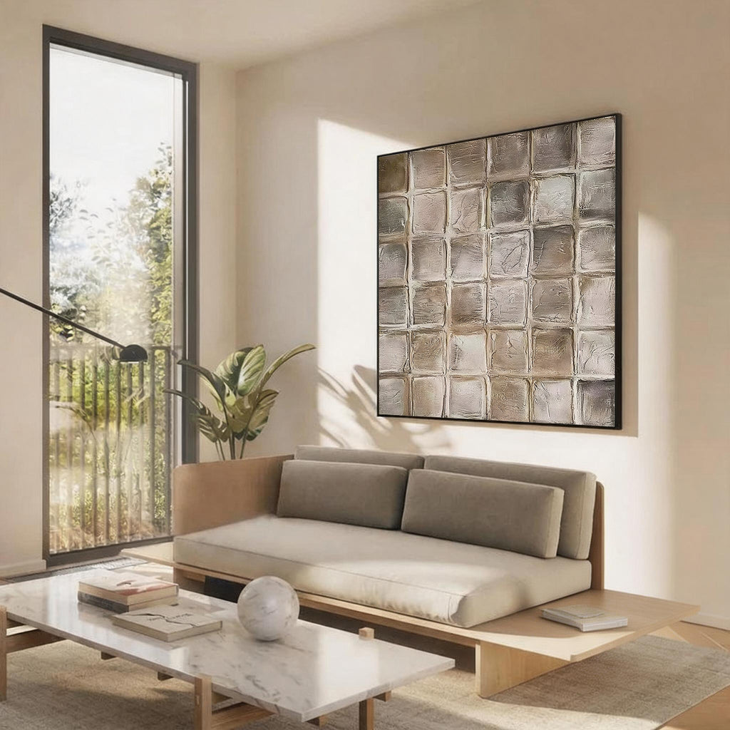 Moderne geometrische abstrakte Wandkunst