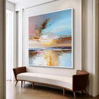 Abstract Coastal Wall Art