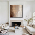 Neutral Geometric Abstract Wall Art