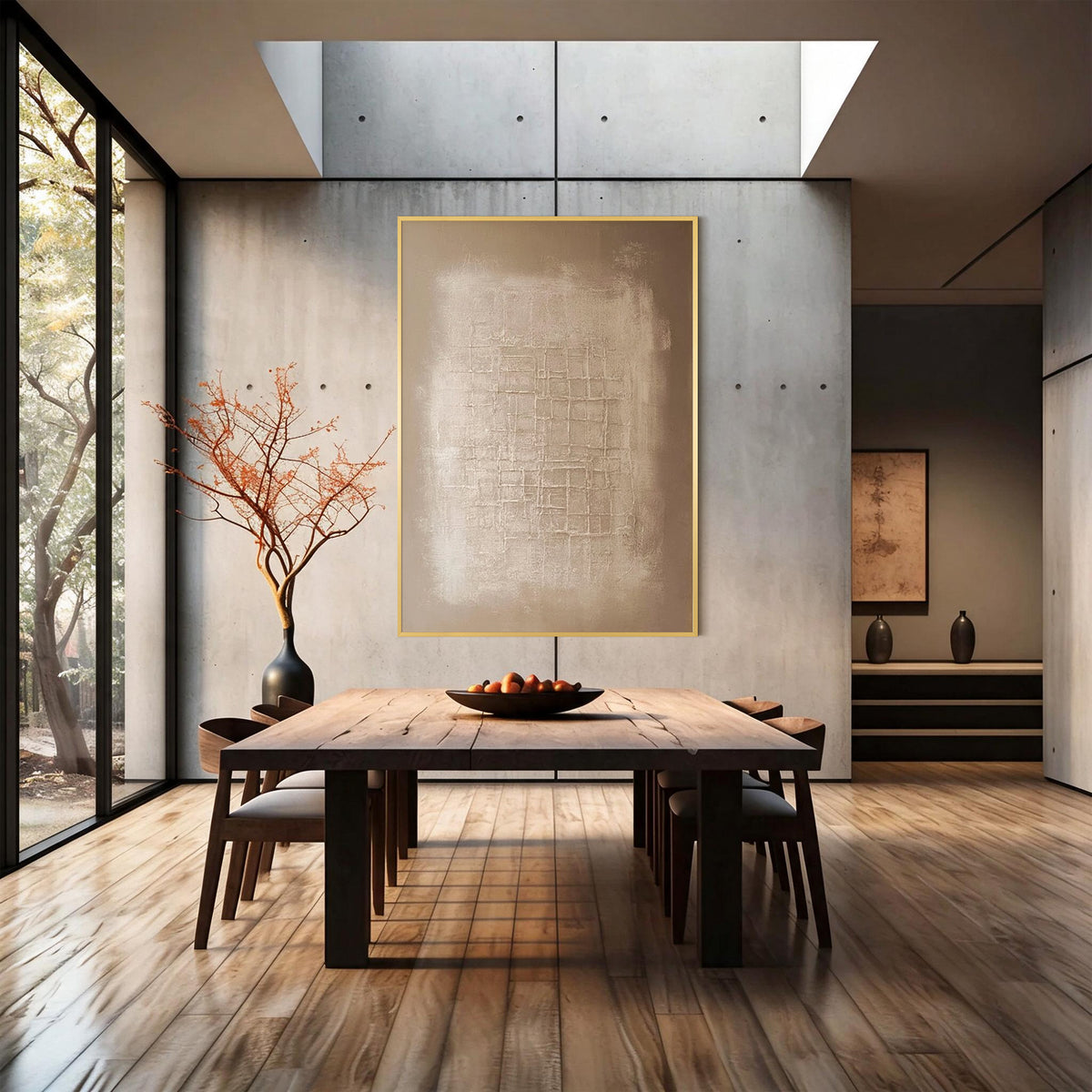 Wabi Sabi Neutral Textured Art-WS004