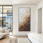 Textured Coastal Abstract Wall Art