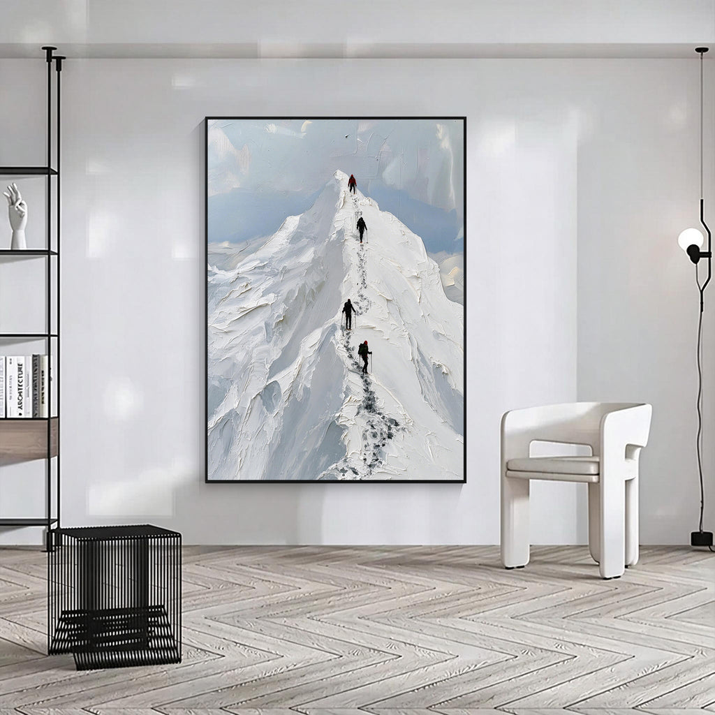 Textured Mountain Painting-SW03