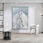 Textured Mountain Painting-SW03