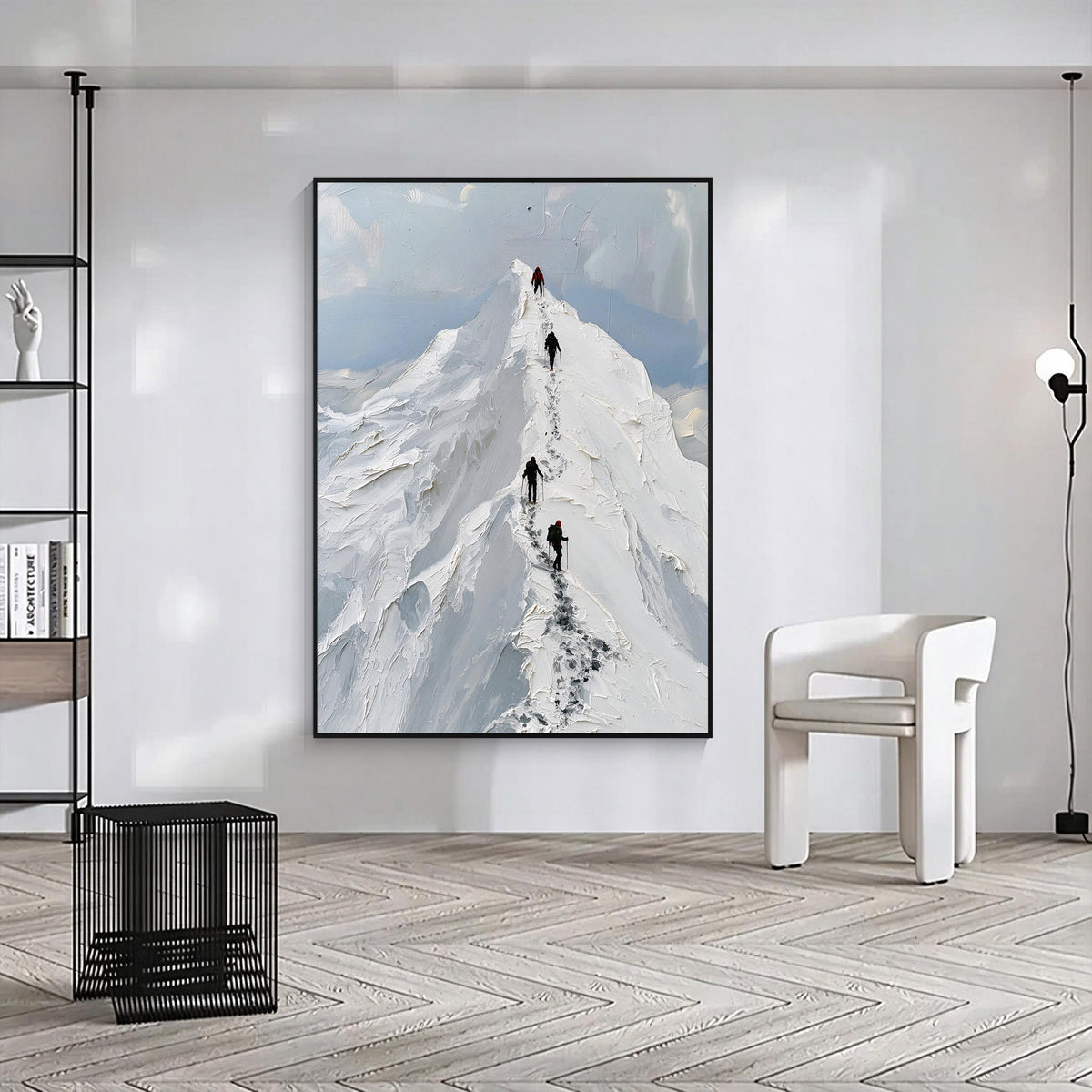 Textured Mountain Painting-SW03