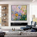Colorful Abstract Floral Wall Art