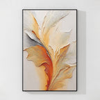 Warm Tone Textured Abstract Wall Art