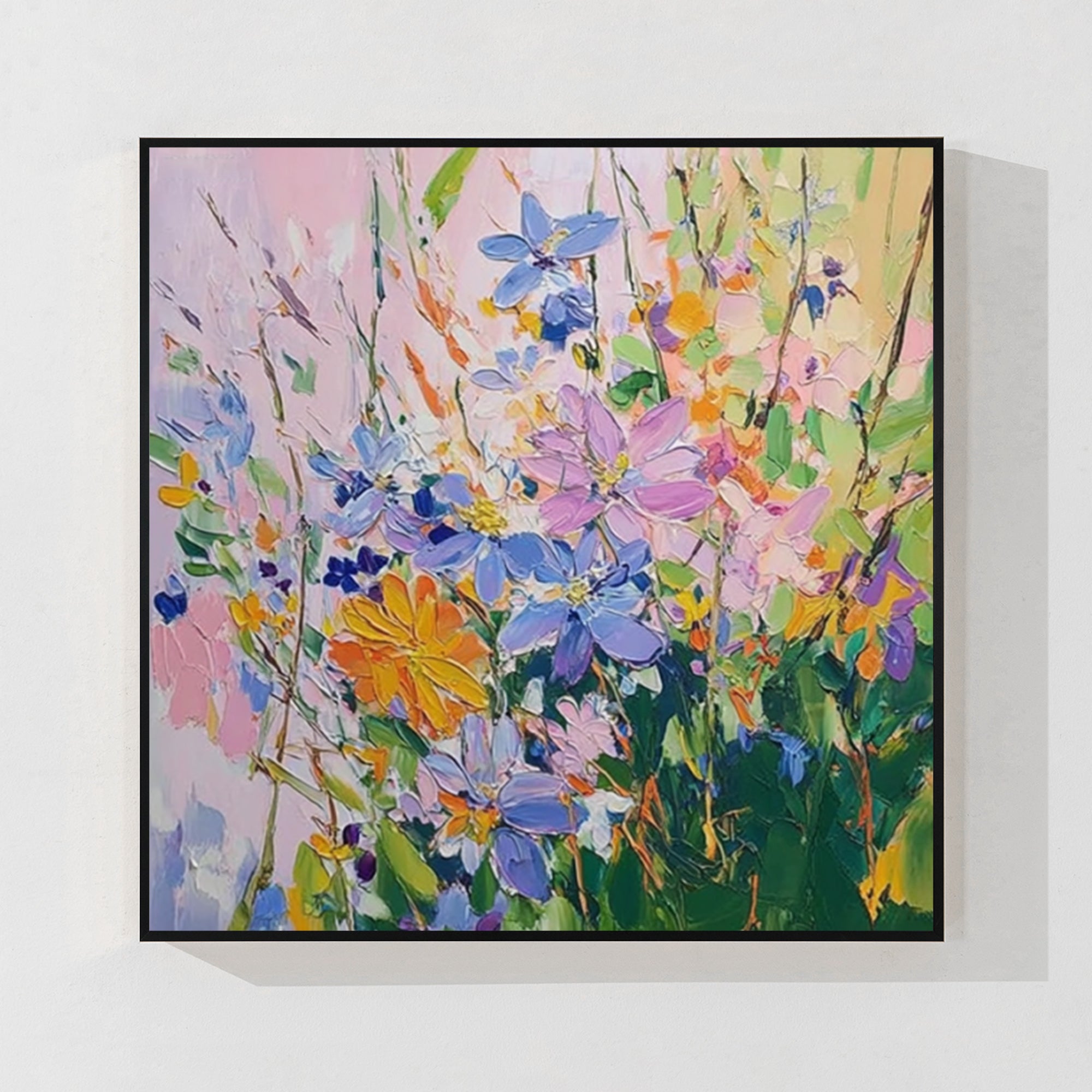 Colorful Abstract Floral Wall Art