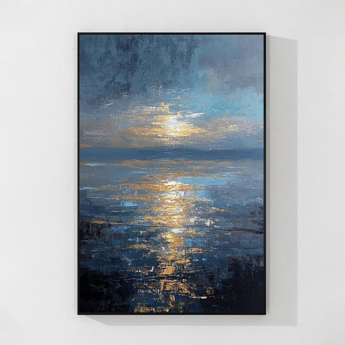 Blue Ocean Sunset Wall Art