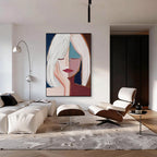 Abstract Woman Portrait Oil Painting-PL01