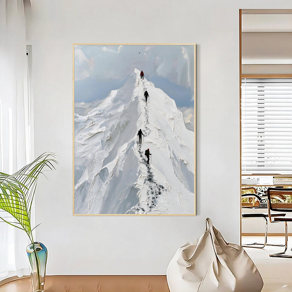 Textured Mountain Painting-SW03