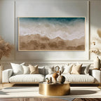 Ocean Waves Coastal Beach Wall Art