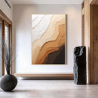 Neutral Textured Abstract Wall Art