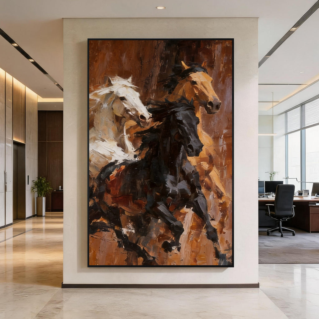 Abstract Horse Wall Art
