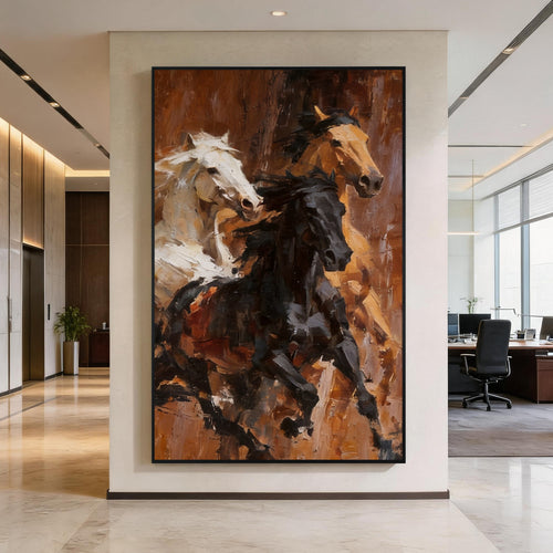 Abstract Horse Wall Art