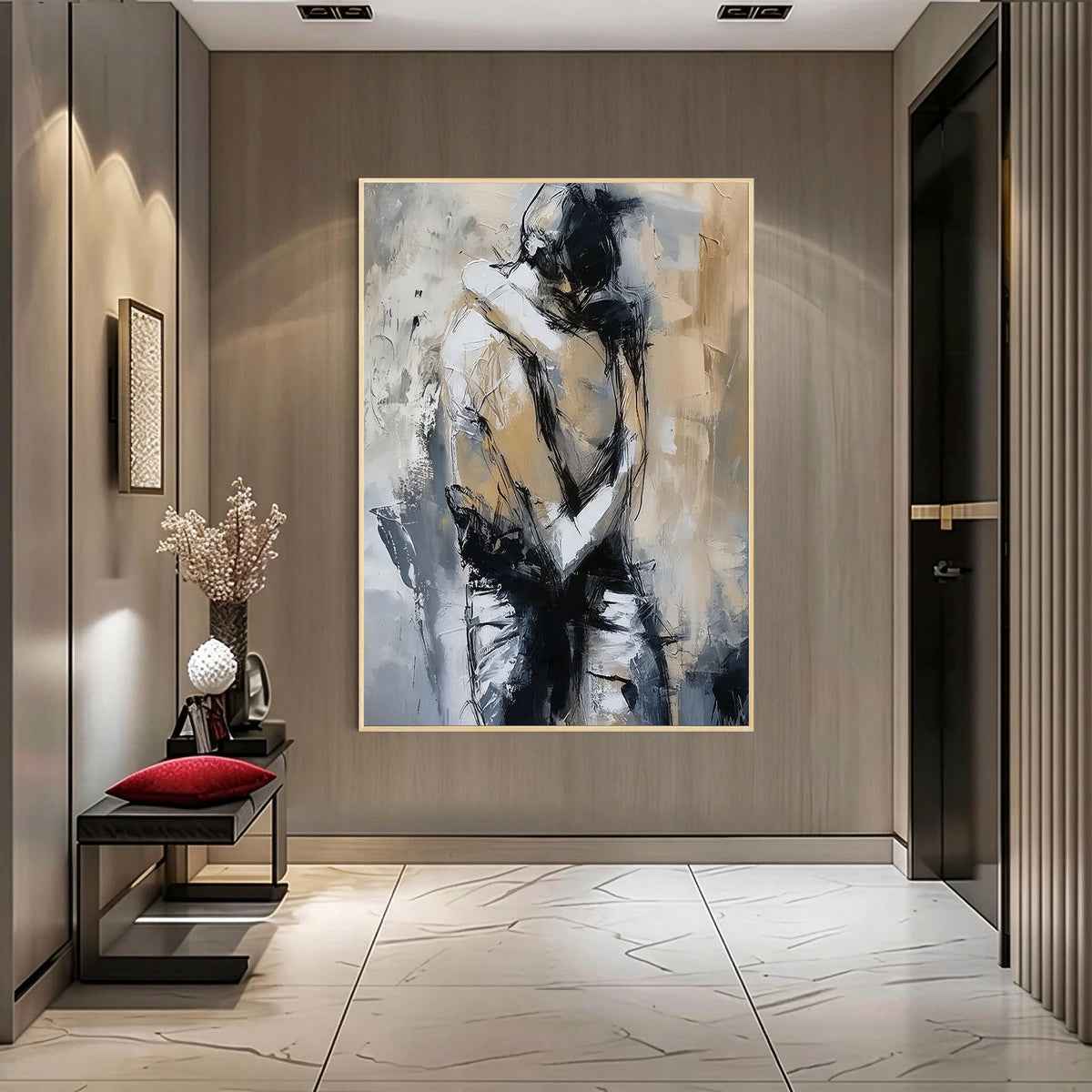 Abstract Woman Figure Oil Painting-PL02