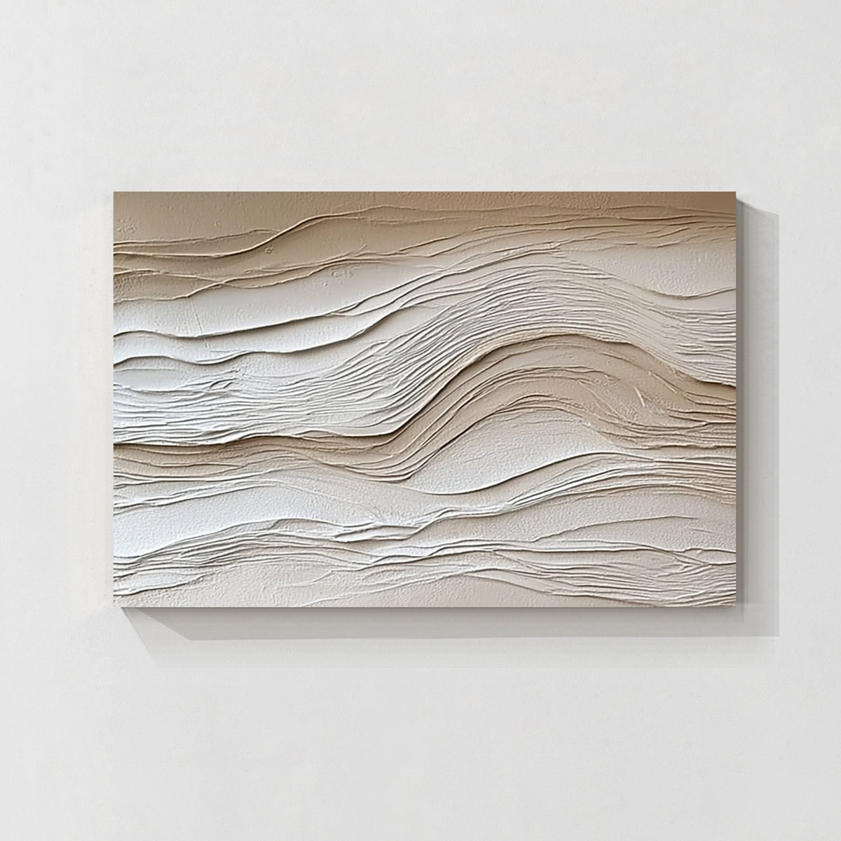 Neutral Textured Abstract Wall Art #003