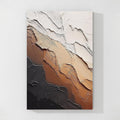 Earth Tone Textured Abstract Painting