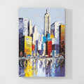 Modern Colorful Cityscape Wall Art