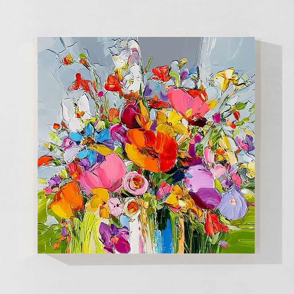 Colorful Abstract Floral Wall Art
