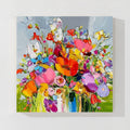 Colorful Abstract Floral Wall Art