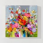 Colorful Abstract Floral Wall Art