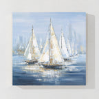 Modern Sailboat Coastal Wall Art