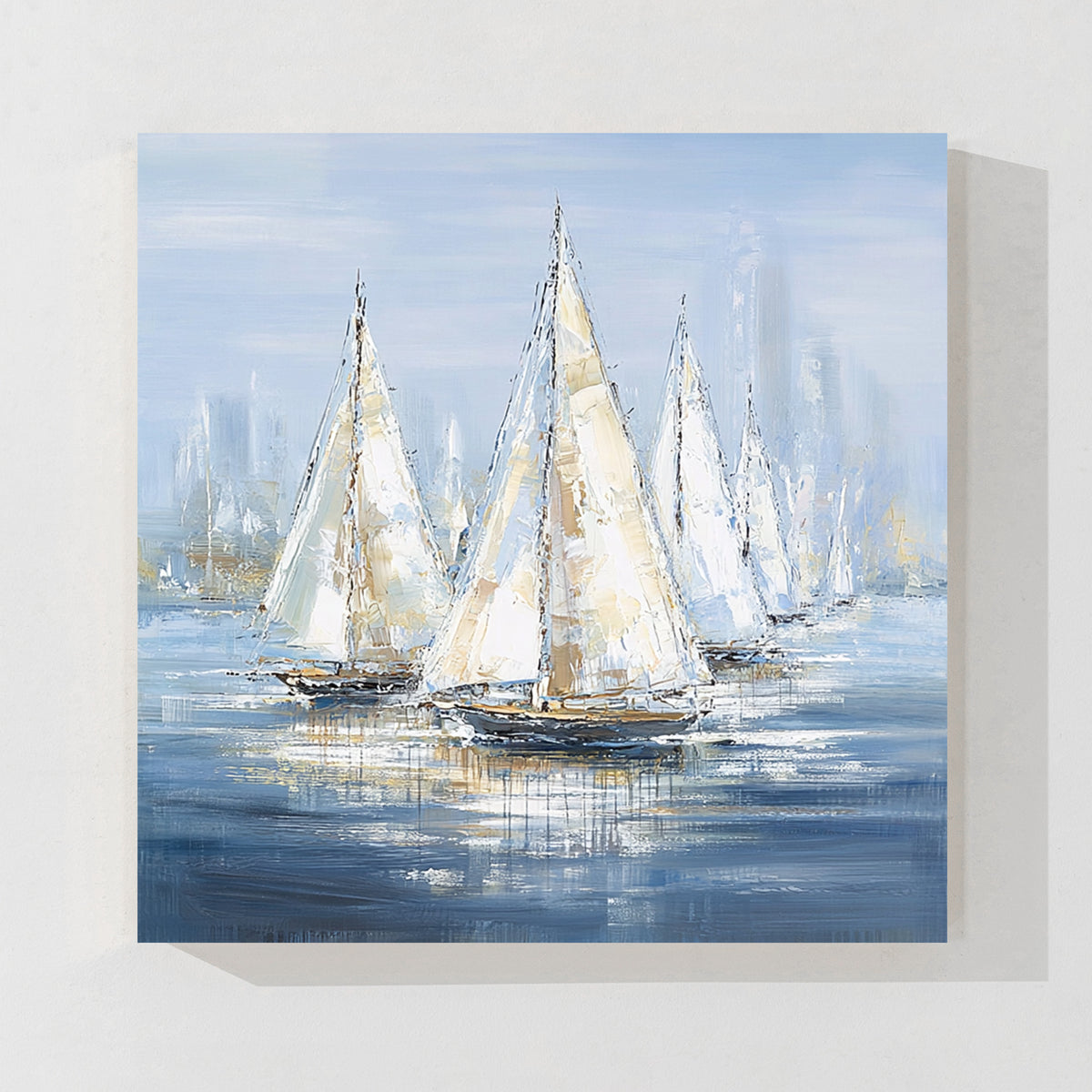 Modern Sailboat Coastal Wall Art