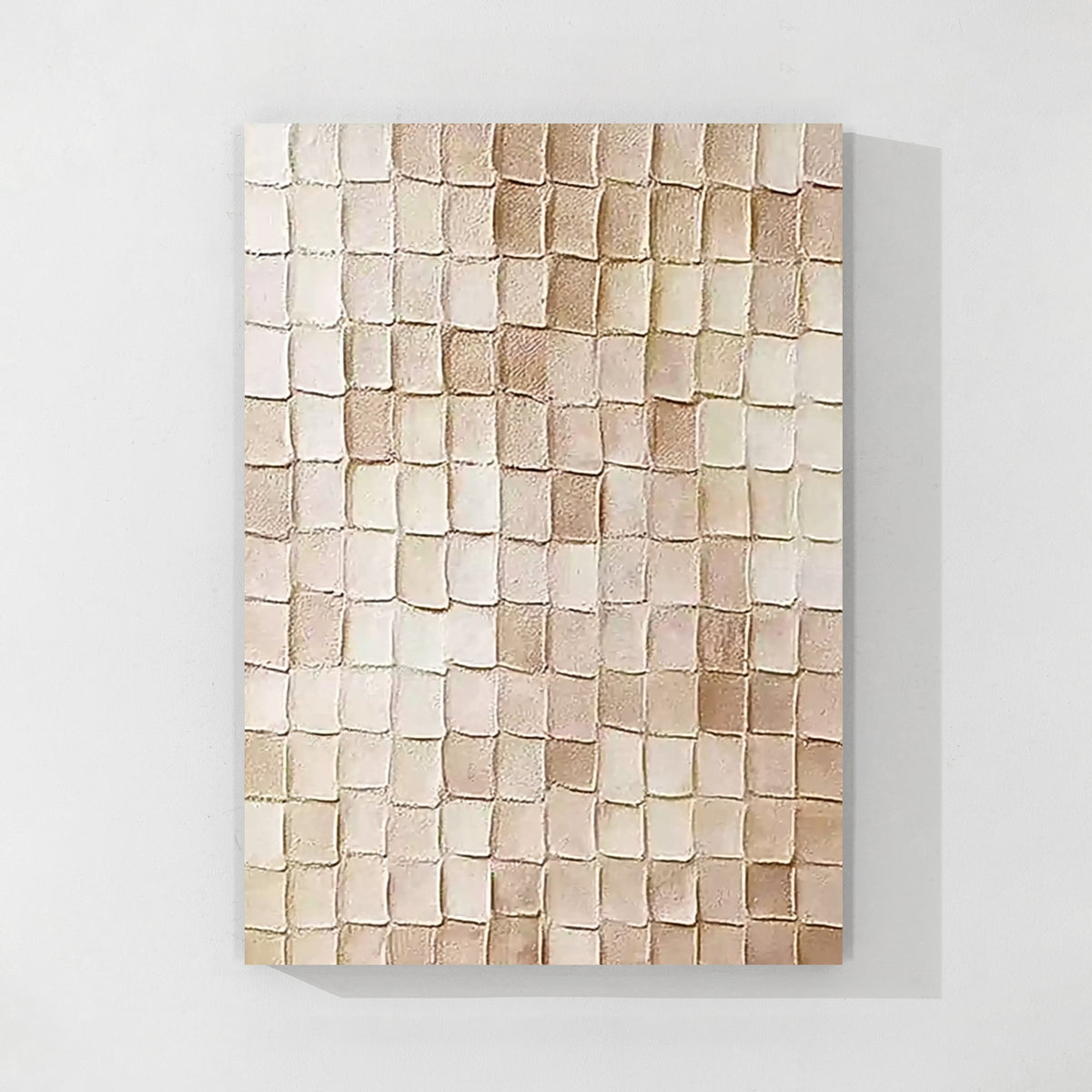 Neutral Textured Abstract Wall Art #007