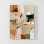Neutral Color Block Abstract Wall Art