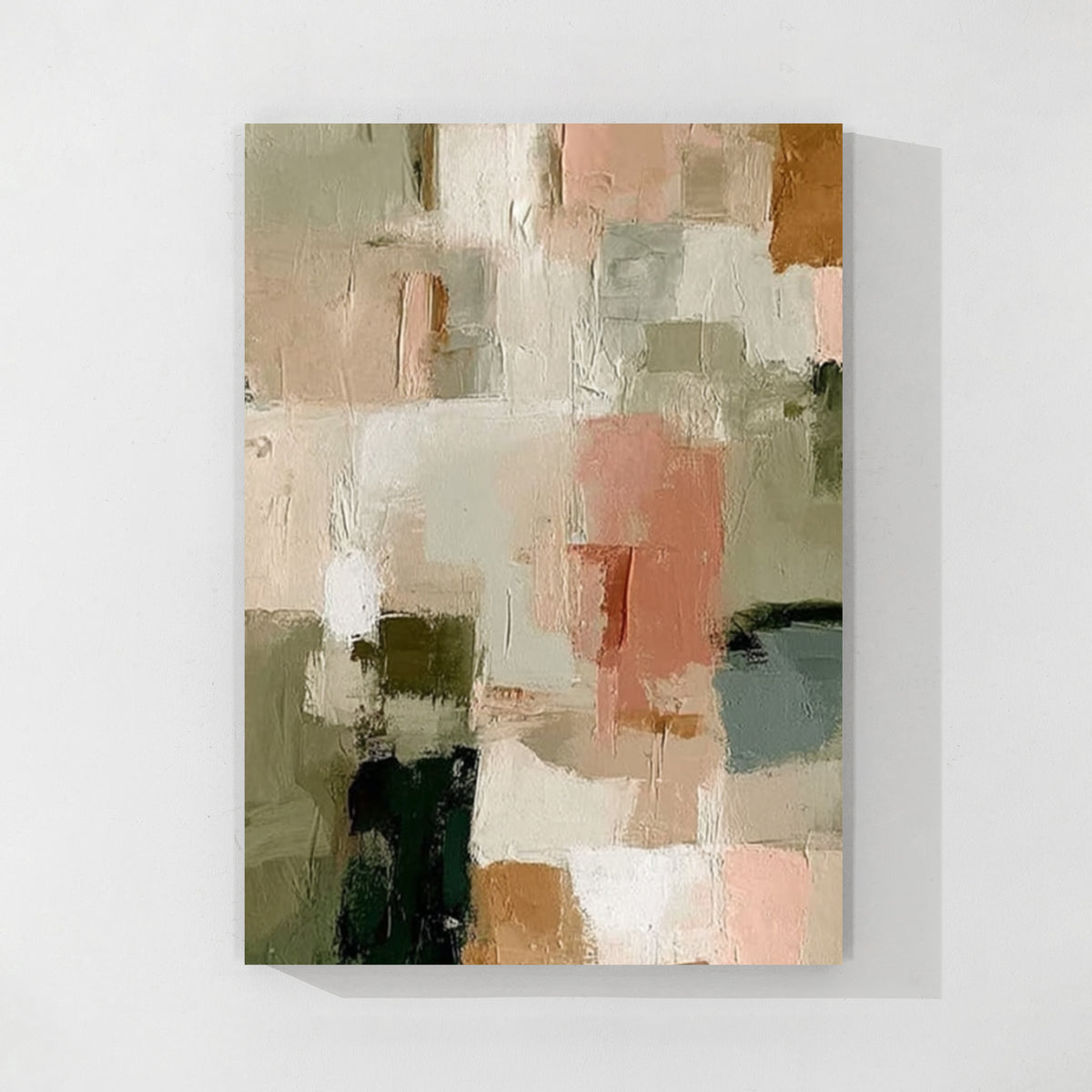 Neutral Textured Abstract Wall Art #004